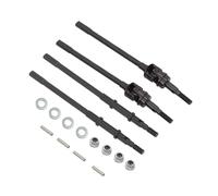 Eje Transmisión para RC 1/10 para Axial SCX10-II 90046 90047 para Jeep para Wrangler CVD Eje Transmisión Dogbone Heavy Duty Universal AR44 Eje Delantero Trasero Árboles Transmisión(Black 1 Set)
