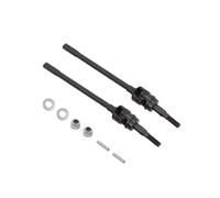 Eje Transmisión para RC 1/10 para Axial SCX10-II 90046 90047 para Jeep para Wrangler CVD Eje Transmisión Dogbone Heavy Duty Universal AR44 Eje Delantero Trasero Árboles Transmisión(Black Front)
