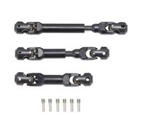 Eje transmisión RC Compatible con TRAXXAS para TRX6 para TRX-6 G63 6X6 1/10 RC Mejora para Coche Crawler Piezas Y Accesorios 3 Piezas Eje De Transmisión CVD Metálico