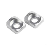 Eje trasero Bloque de ajuste de cadena Bloque para Surron Para Light Bee Electric Dirt Bike (Plata)