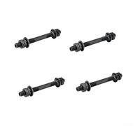 Eje trasero de bicicleta de 145 mm de longitud, material de acero, rosca de diámetro exterior, 9 5 mm, pieza de repuesto compatible con bicicletas de tambor de cuentas sueltas normales (108 mm x 4)