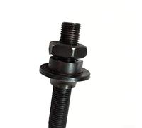 Eje trasero de bicicleta de 145 mm de longitud, material de acero, rosca de diámetro exterior de 9 5 mm, pieza de repuesto compatible con bicicletas de tambor de cuentas sueltas normales (145 mm