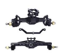 Eje Trasero de Coche RC para TRX-4M K10 Distancia Al Suelo + 5, Mm Aleación De Aluminio CNC Mejorado Eje Portal Delantero Y Trasero Kit Ejes 1/18 RC Car(Rear and Front)