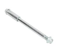 Eje Trasero Delantero Akozon 15 Mm de 220 Mm con 2 Carcasa de Buje Pulida, Compatible con Pit Pro Trail Dirt Bike