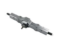 Eje Trasero Universal con Engranaje de Acero Compatible con D12 C14 C24 C24-1 B14 B24 B36 Actualización de Piezas modificadas Reemplazo del Mercado de Accesorios(Titanium)