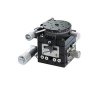 Eje XYR, micrómetro de 40mm, plataforma de recorte Manual, mesa de traducción y mesa giratoria, riel transversal LSP40-LM