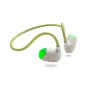 EJEAS Auriculares Deportivos X3 de conducción aérea, inalámbricos Bluetooth 5.3 de oído Abierto, con luz Nocturna, Ideales para Correr de Noche, Ciclismo y Deportes (Verdes)
