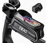 EJEAS Bolsa de Bicicleta, para Teléfono Inteligente de hasta 7 Pulgadas, con Pantalla Táctil Sensible a TPU, Porta Movil Bicicleta, Impermeable para Teléfono Móvil, Bicicleta de Montaña, Carretera