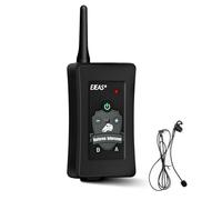 EJEAS FBIM árbitro Profesional de fútbol intercomunicador Bluetooth, intercomunicador en línea de Larga Distancia de Cuatro Personas, 1500 Metros, función de reducción de Ruido CVC