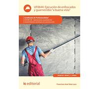 Ejecución de enfoscados y guarnecidos «a buena vista». EOCB0109 - Operaciones auxiliares de revestimientos continuos en construcción