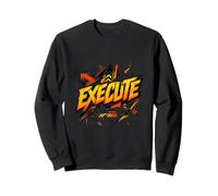 Ejecución Mentalidad Fitness Motivación Poder Gráfico Sudadera