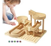 Ejecuciones de mármol - 3 D Modelo de de Madera mecánica | Kits de Modelos de montaña Rusa, Juguetes de construcción, 3 D de construcción Juego de Juego, Stem Learning Toys