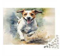 Ejecutivo Jack Russell Puzzle 1000 Piezas para Jóvenes +14 Pasatiempo Puzzle Muy Difícil Más Vendido Entretenimiento En Casa Cartón Resistente 52x38cm/1000pcs