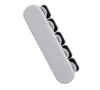 Ejecutor de Dedos, Entrenador de Fuerza de Dedo Ejecutivo de Tensión de Mano Variable con 5 Teclas, 2 Soportes, para Guitarristas de Piano (Gris)