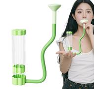 Ejecutor De Pulmón - Entrenador De Respiración | Entrenador De Capacidad Pulmonar | Equipo De Fitness Respiración Profunda Fortalecedor Muscular Dispositivo Compacto Abdominal Para Hombres, Mujeres, A