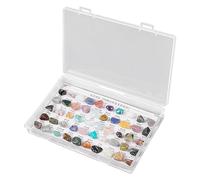 Ejemplares de mineral natural - ejemplares de piedra originales, ejemplares originales de mineral de piedra, colección de rocas, adornos de piedra natural para regalos de cumpleaños, educación