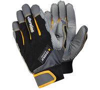ejendals 9180-8 Tegera 9180 - Guante antivibración (talla 8), color negro, gris y amarillo