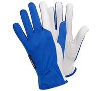 Ejendals Guante de piel Tegera 30, talla 9, 1 pieza, azul/blanco, 30-9