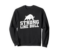 Ejercicio de Entrenamiento de Culturista de Levantamiento de Pesas Fuerte como un Tor Sudadera