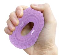 Ejercicio de mano, silicona Grip Strength Trainer, Forearm Ejercise Grip Trainer, Grip Strength Trainer, Finger Grip Workout, Grip Rings for Rock Climbing, Atletes and Stress Relief