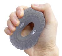 Ejercicio de mano, silicona Grip Strength Trainer, Forearm Ejercise Grip Trainer, Grip Strength Trainer, Finger Grip Workout, Grip Rings for Rock Climbing, Atletes and Stress Relief