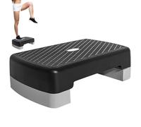 Ejercicio De Paso | Stepper Portátil Para El Entrenamiento Con Altura Ajustable, Plataforma De Fitness De 45 Cm Para Gimnasio En Casa, Cardio Y Ejercicios Aerobicos Escalon Escalon Escalon Regulabi