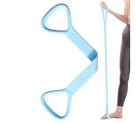 Ejercicio de resistencia banda kit, figura 8 Workout Rope, tubo elástico para pilates, entrenamiento de fuerza de yoga, no resbalón Handled Gear with Ergonomic Foam Grip, Muscle Toning Tool for Women