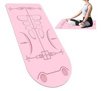Ejercicio Equipment Mat, Extra Long Yoga Mate, No Lipstick Yoga Mate, 5,25 x 2,3 ft Ejercicio Mat, Hombres Mujeres Ejercicio Mat, Knee Joint Protector Pad, Ab Roller Wheel Mat, Sound Insulation Mate