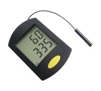 Ejercicio para bicicleta Pantalla LCD de repuesto para bicicletas estacionarias con velocímetro kilometraje conteo de calorías para bicicleta, computadora, parte digital del salpicadero, color negro