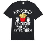 Ejercicio, pensé Que habías Dicho Fries Extra Entrenador Personal Comfort Colors Adult Heavyweight T-Shirt