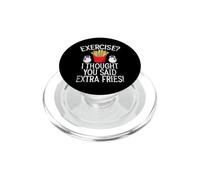 Ejercicio, pensé Que habías Dicho Fries Extra Entrenador Personal PopSockets PopGrip para MagSafe
