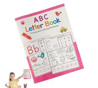 Ejercicios de caligrafía, cuaderno A4 con ejercicios de escritura para niños - Cuaderno interactivo para primeros descubrimientos 3-6 años aprender a trazar letras para casa y escuela