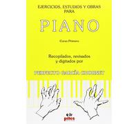 Ejercicios, estudios y obras para piano