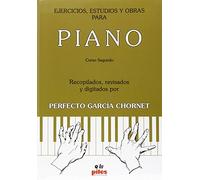 Ejercicios, estudios y obras para piano Curso Segundo
