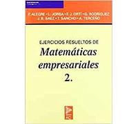 Ejercicios resueltos de matemáticas empresariales 2.