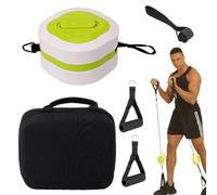 Ejercise Bands with Handles, Full-Body Resistance Bands, Muscle Training Equipment Set, Weight Fitness Tubes Compact Ideal for Leg, Arm, Chest and Core, 9.06x7.87x4.33 Inches
