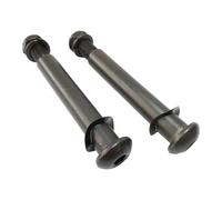 Ejercise Bike Bolt - Black Sturdy 1/2-20 Thread | 1 par de máquinas elípticas hardware, Fitness Trainer Accessories | Replacement Bolts For Indoor Bikes, Professional Use For Men And Women