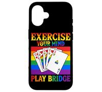 Ejercita tu Mente Juega Bridge Rainbow Cards Carcasa para iPhone 16