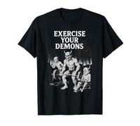 Ejercita Tus Demonios Divertido Juego de Palabras en el Gimnasio - He exorcizado Demonios Camiseta