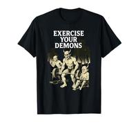 Ejercita Tus Demonios Divertido Juego de Palabras en el Gimnasio - He exorcizado Demonios Camiseta