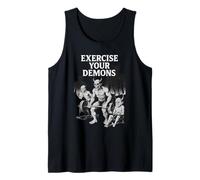 Ejercita Tus Demonios Divertido Juego de Palabras en el Gimnasio - He exorcizado Demonios Camiseta sin Mangas