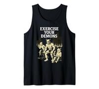 Ejercita Tus Demonios Divertido Juego de Palabras en el Gimnasio - He exorcizado Demonios Camiseta sin Mangas