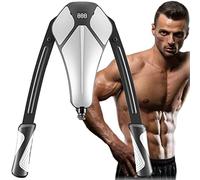 Ejercitador de Brazos, presión hidráulica Ajustable 20-200 kg Máquina de Entrenamiento Muscular del Brazo Equipo de Ejercicio con Contador LCD Power Twister Bar para Hombres y Mujeres para Brazos, a