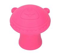Ejercitador de cuello fácil de transportar con diseño de cabeza de oso y larga vida útil para evitar el envejecimiento de la piel, doble mentón, oficina, para la piel facial del hogar (oso rosa)