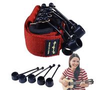 Ejercitador de fuerza de agarre - Entrenador de ejercicios de mano para ensanchador de dedo de guitarra - Reforzador reutilizable del extensor del dedo del entrenador de la fuerza del mango de