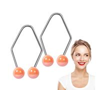 Ejercitador de mejillas,Entrenador de sonrisas compacto de acero inoxidable Cómodo de llevar - Productos de belleza facial para sonreír para estudiar, trabajar, leer, escribir, dormir