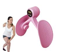 Ejercitador de muslos para mujer, entrenador de cadera pélvica, equipo de entrenamiento de piernas, entrenador de suelo pélvico con contador digital, entrenador de cadera para brazo/pierna