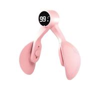 Ejercitador de muslos para mujeres - Reforzador de músculos del perineo para pilates - Dispositivo de entrenamiento ajustable con medidor LED para adultos - Hogar, al aire , viajes, pilates