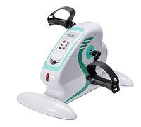 Ejercitador de pedal eléctrico con control remoto Mini bicicleta de ejercicio eléctrica ajustable Terapia física y bicicleta de rehabilitación para ejercicios de rehabilitación de brazos y piernas (