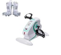 Ejercitador de Pedal Eléctrico con Soporte para piernas, Equipo portátil de rehabilitación para Personas Mayores, Mini Bicicleta estática para piernas, Manos y extremidades Superiores e Inferiores